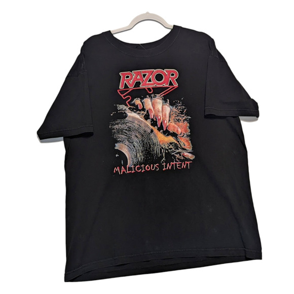 Y2K Razor Malicious Intent t shirt - Picture 1 of 6